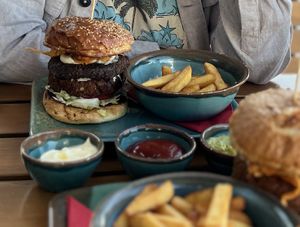 New Monster King Vegan Burger  at King's Caffe in Malinska