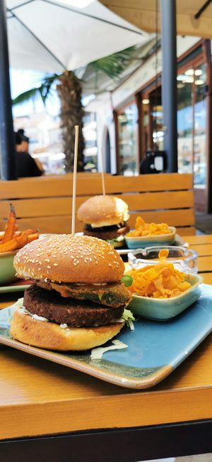 Prince vegan burger at King's Caffe in Malinska