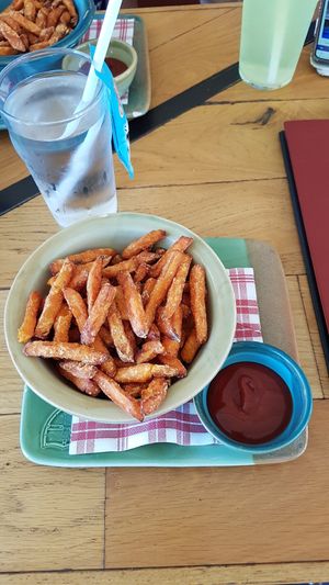 Sweet potatoe, delicious! at King's Caffe in Malinska