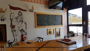 Inside area. at King's Caffe in Malinska