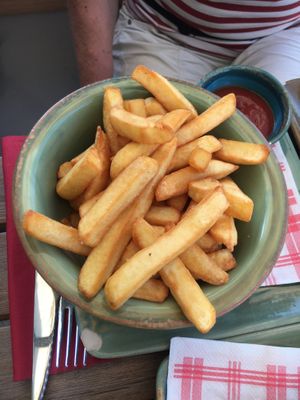 french fries  at King's Caffe in Malinska