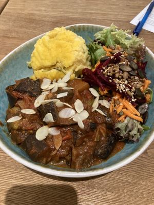 dish of the day at My Secret Garden Cafe in Vienna