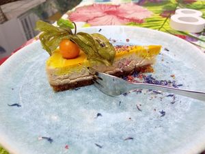 Cake at My Secret Garden Cafe in Vienna