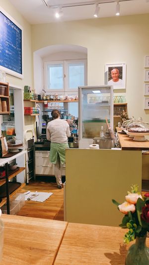 inside  at My Secret Garden Cafe in Vienna