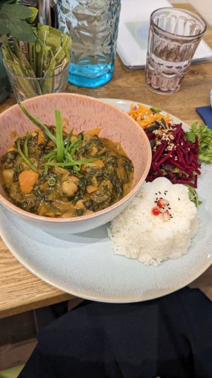 Curry at My Secret Garden Cafe in Vienna