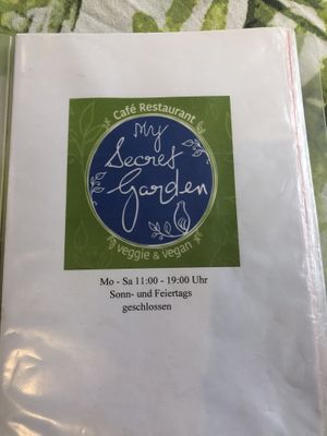   at My Secret Garden Cafe in Vienna