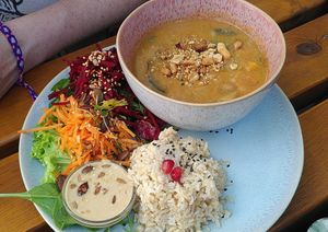 Massaman Curry (vegan) at My Secret Garden Cafe in Vienna