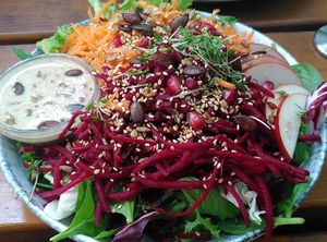 Salad (gf & vegan) at My Secret Garden Cafe in Vienna