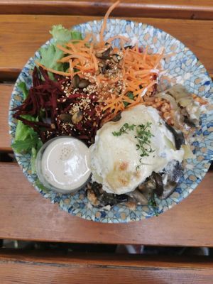 Moussaka at My Secret Garden Cafe in Vienna