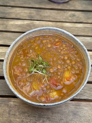 Linsensuppe  at My Secret Garden Cafe in Vienna
