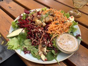 Salad  at My Secret Garden Cafe in Vienna