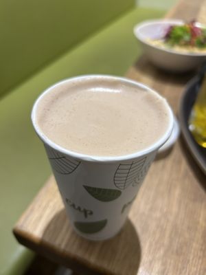 Chai Latte Rice Hazelnut Mijlk 4,90€  at My Secret Garden Cafe in Vienna
