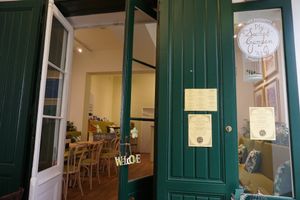 My Secret Garden Cafe Entrance at My Secret Garden Cafe in Vienna