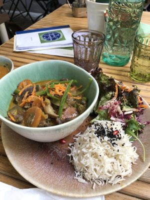 Curry at My Secret Garden Cafe in Vienna