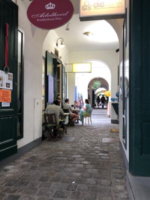 Storefront at My Secret Garden Cafe in Vienna