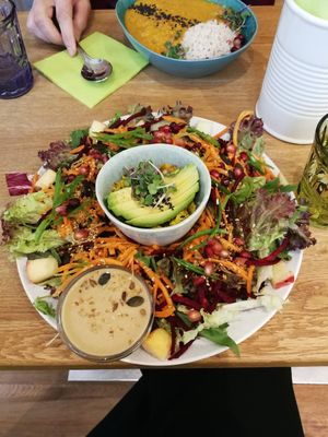 salad at My Secret Garden Cafe in Vienna