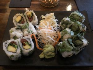 Vegan sushi!  at Raw Like Sushi in Hamburg