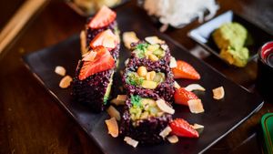 black roll summer at Raw Like Sushi in Hamburg