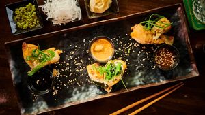 spring rolls at Raw Like Sushi in Hamburg