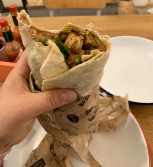 Vegan burrito  at Max & Benito - Mariahilfer Strasse in Vienna