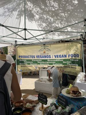 Fully vegan taco stand   at Mercado del Pueblo in Sayulita
