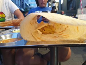 Masala dosa at Saravana Bhavan in Brussels