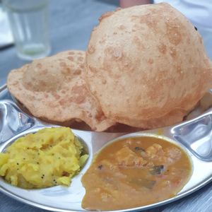 Poori at Saravana Bhavan in Brussels