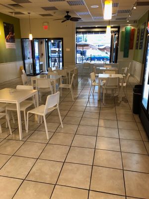 Interior at Rio Fresh Cafe in Columbus