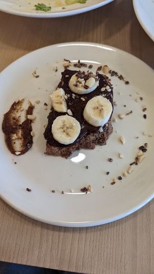 Banana chocolate peanut butter bread  at bistro ZDRAVO in Sarajevo