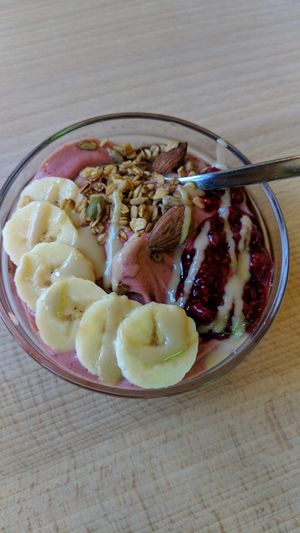 Slaja gigantic portion (here divided in half, the other waiting for a take-away). This particular one is Sabur at bistro ZDRAVO in Sarajevo