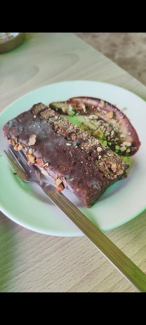 Delicious cakes at bistro ZDRAVO in Sarajevo