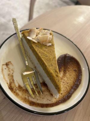 Pumpkin cheesecake   at bistro ZDRAVO in Sarajevo
