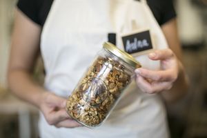 Granola at bistro ZDRAVO in Sarajevo