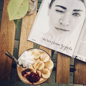 Chocolate nice cream “Happines”  at bistro ZDRAVO in Sarajevo