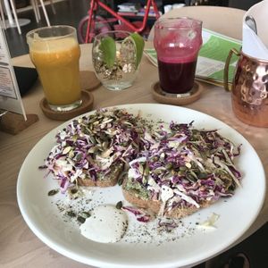 Sandwiches with “cream cheese” at bistro ZDRAVO in Sarajevo