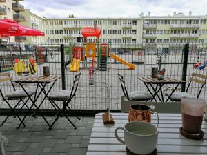 Seats. at bistro ZDRAVO in Sarajevo