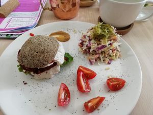 Excellent burger!  at bistro ZDRAVO in Sarajevo