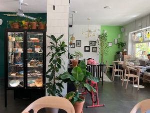 Inside at bistro ZDRAVO in Sarajevo