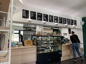 Inside at bistro ZDRAVO in Sarajevo