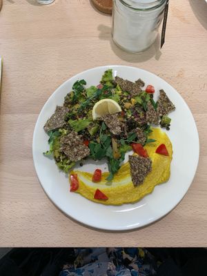 Lentil salad! at bistro ZDRAVO in Sarajevo