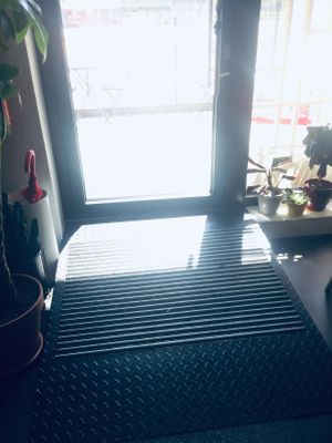 handicap ramp. at bistro ZDRAVO in Sarajevo