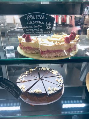 raw vegan dessert at bistro ZDRAVO in Sarajevo