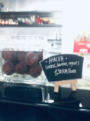 power balls at bistro ZDRAVO in Sarajevo