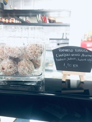 power balls at bistro ZDRAVO in Sarajevo