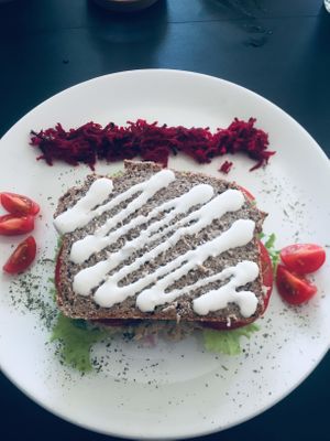 sandwiches at bistro ZDRAVO in Sarajevo