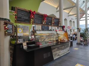 Café inside the church/pharmacy place at Avo Cafe in Waterford