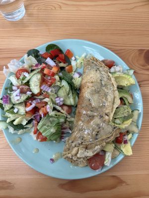 Garden Gate chickpea omelet. GET THIS!!!  at Avo Cafe in Waterford