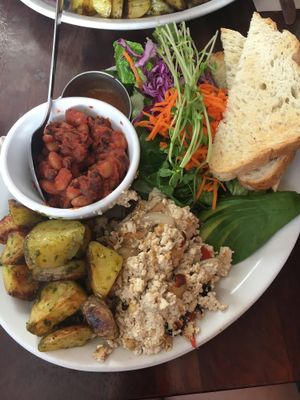 build your own breakfast vegan at Mo:Lé - Pandora in Victoria