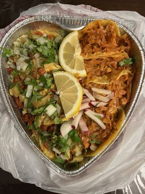 Valentine’s taco order   at Borreguitas in Pomona