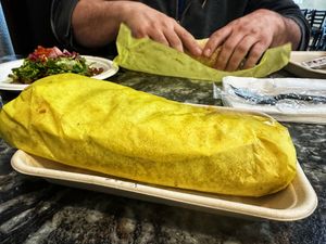 #2 burrito  at Borreguitas in Pomona